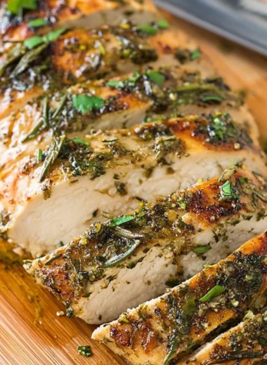 Delicious Greek chicken marinated with herbs and spices for grilling