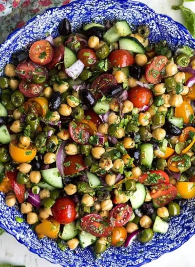 Delicious homemade Balela Salad inspired by Trader Joe's recipe