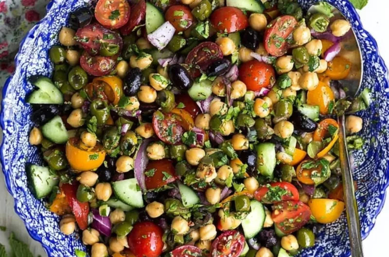 Delicious homemade Balela Salad inspired by Trader Joe's recipe