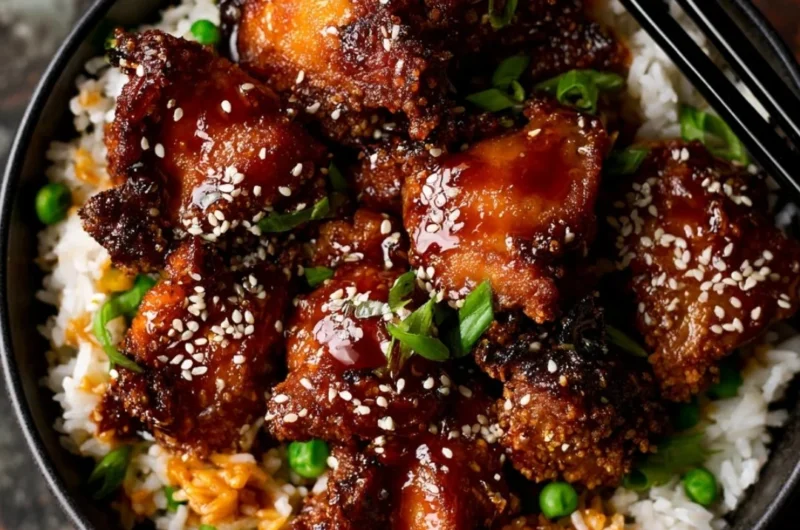Quick 20-Minute Asian Air Fryer Sesame Chicken recipe