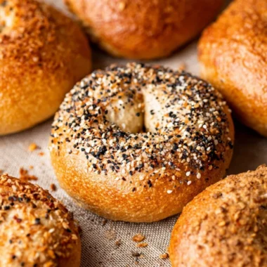 Delicious easy homemade bagels fresh out of the oven