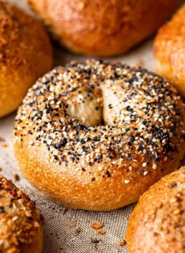 Delicious easy homemade bagels fresh out of the oven