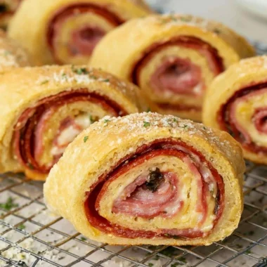 Delicious Cozy Stromboli with melted cheese and savory fillings