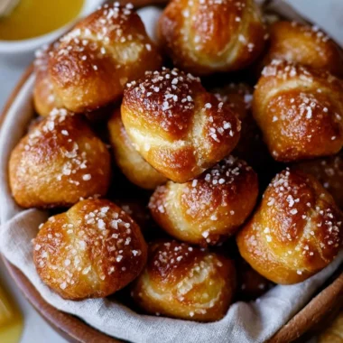Delicious sourdough pretzel bites made from yeast-free sourdough discard.
